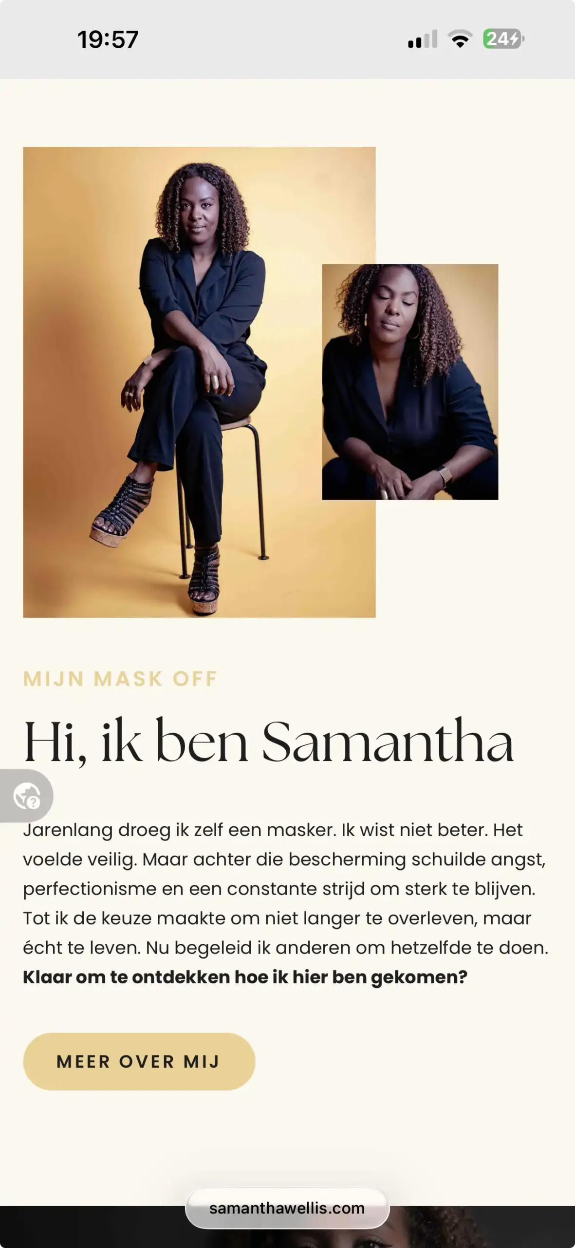 Samantha Wellis – mobiel screenshot2