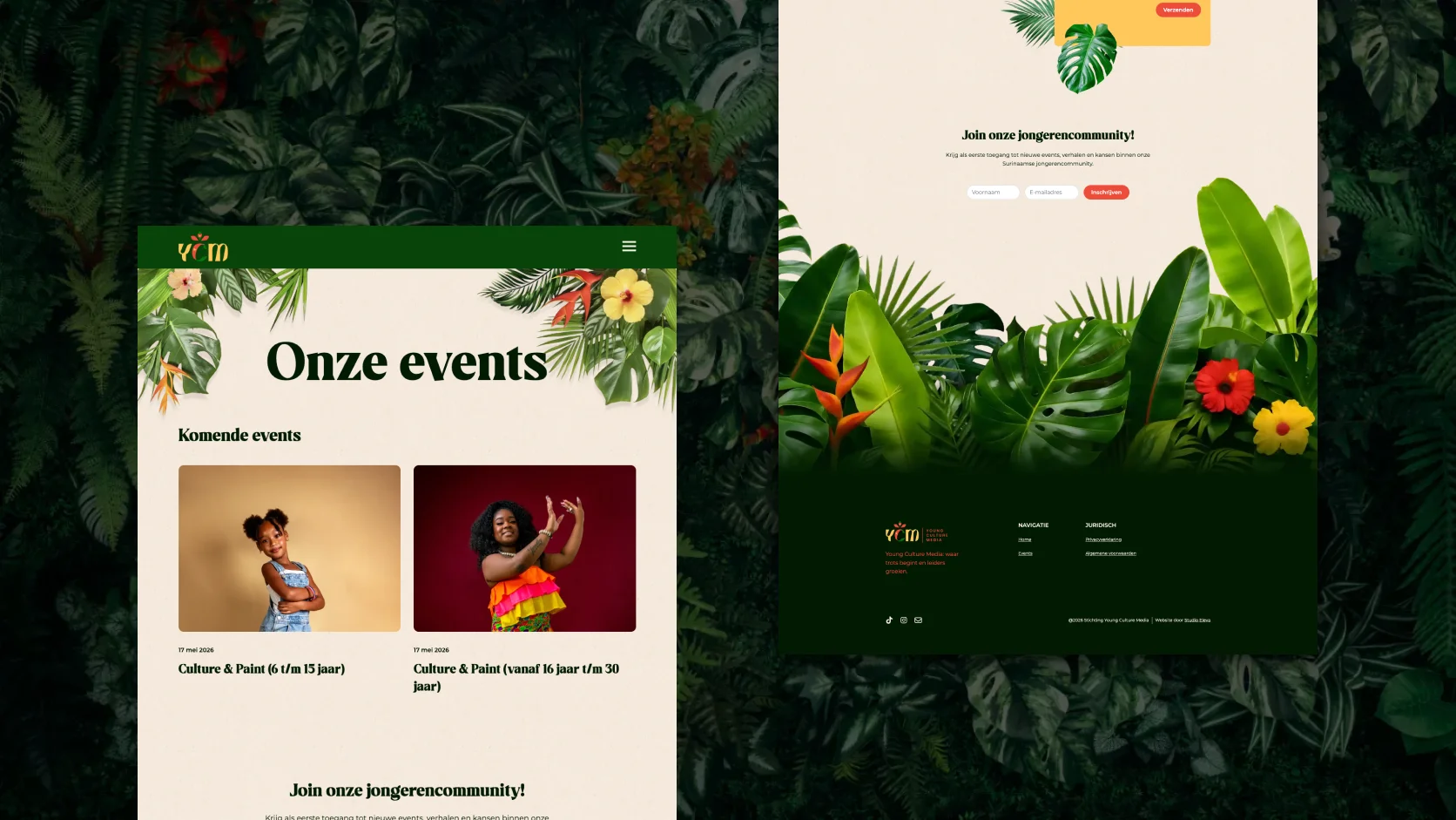 YCM website door studio eleva