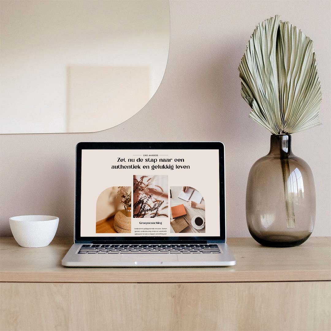 websites voor coaches door Studio Eleva