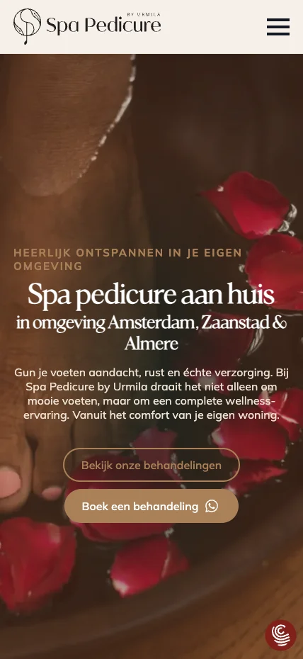 Spapedicurebyurmila website door studio eleva1