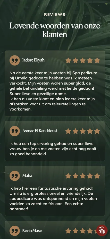Spapedicurebyurmila website door studio eleva2