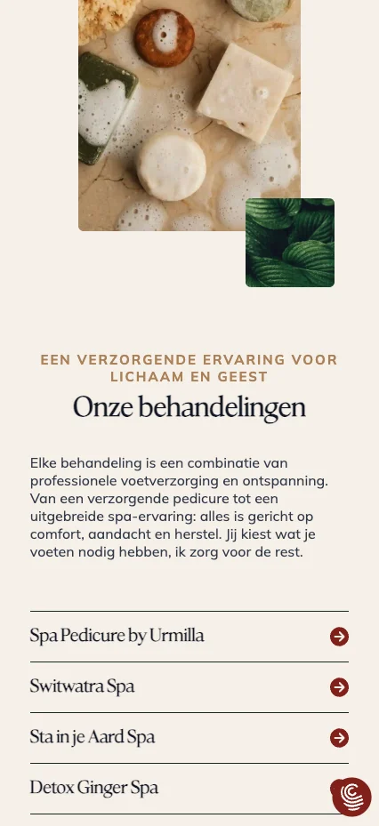 Spapedicurebyurmila website door studio eleva3