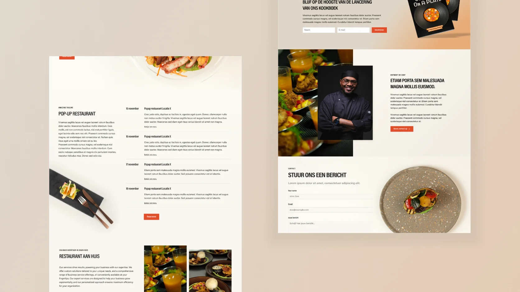 Sunshine on a plate website by studio eleva